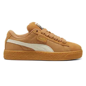 PUMA Womens Suede Xl Elevated Lace Up Sneakers Shoes Casual - Beige