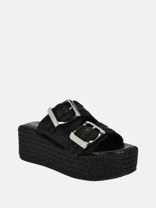 GUESS Female Binks Woven Platform Sandals
