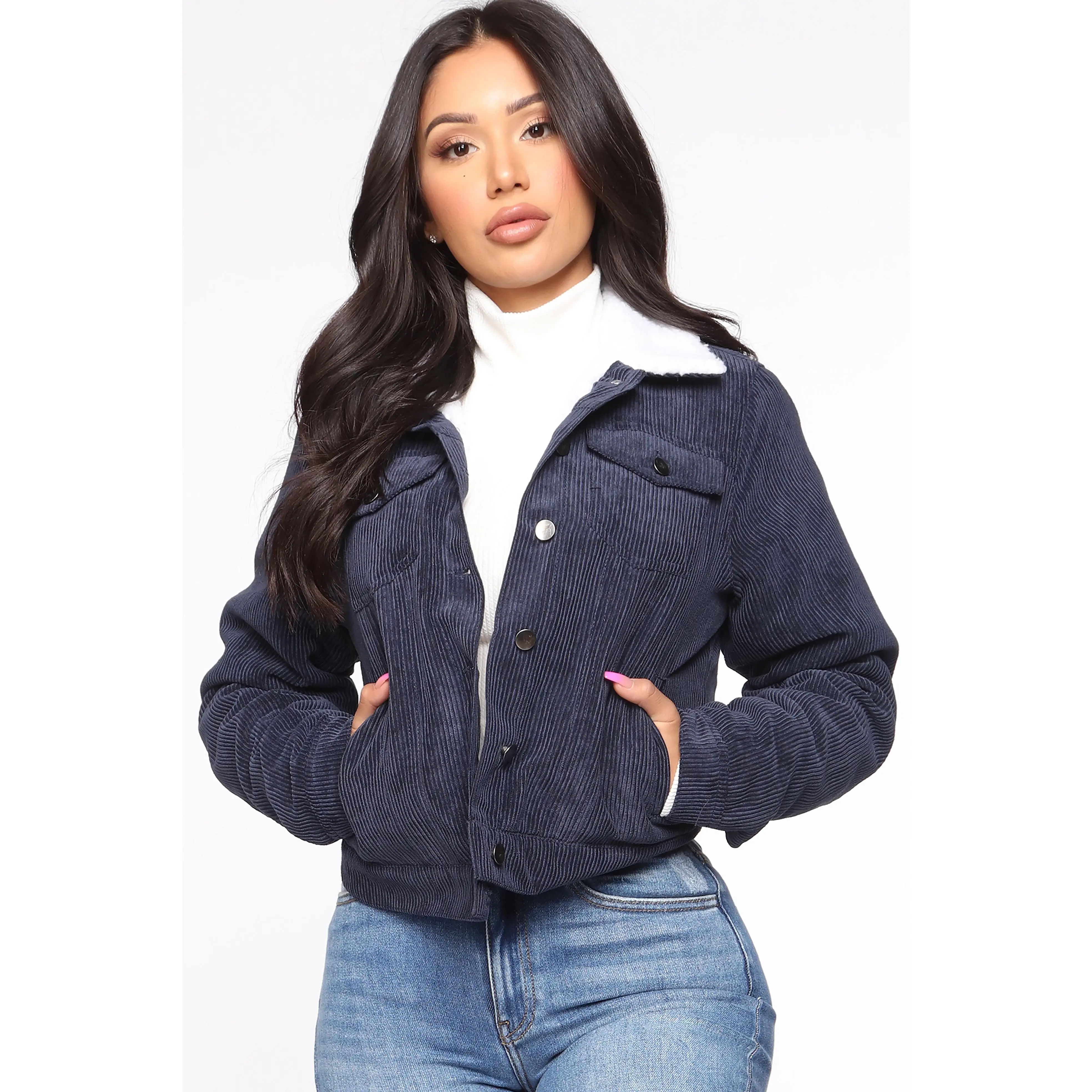 Enjoy The Ride Jacket - Navy/combo