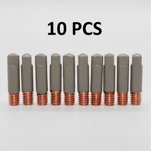 10 Piece Set of Innovative Non-Stick Welding Nozzles for Improved Welding Efficiency