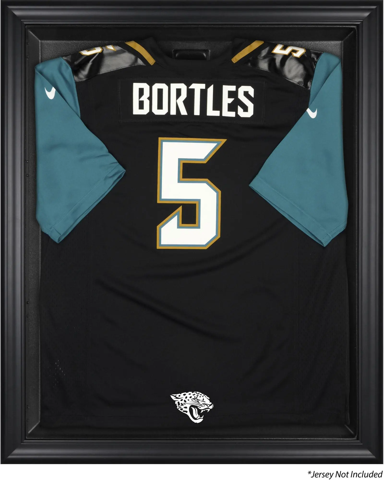 Jacksonville Jaguars Black Framed Jersey Display Case - NFL Memorabilia