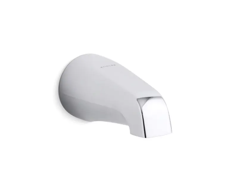 Kohler 373-S-CP Devonshire 4-7/16" Wall-Mount Bath Spout, Slip-Fit Connection Polished Chrome
