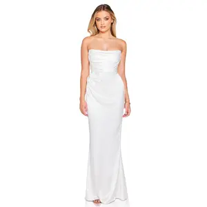 Nookie Emelie Strapless Gown - White