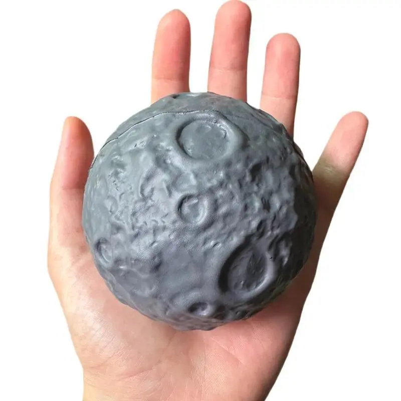 Foam Meteorite Ball Squeeze Toy High-elasticity PU Sponge Stress-relieving Fidget Toy Soft Fast Rebound Decompression Ball Gift