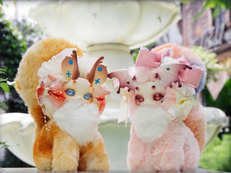 TuTulong Fantasy Biology Second Generation Cat, Cat, Dragon Magic Academy Series Ornament Plush Blind Box