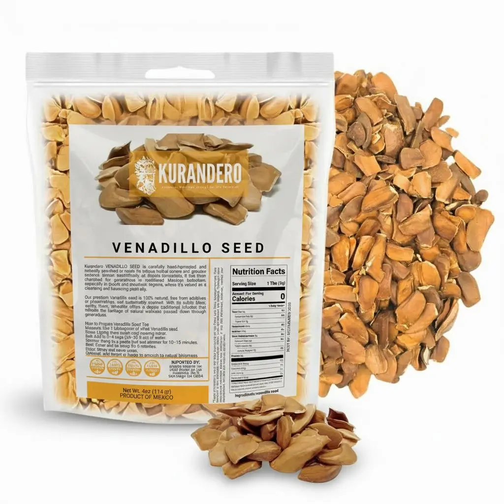Kurandero Venadillo Seed 4 oz - Dried Botanical Ingredient for Herbal Teas & Infusions - Natural Earthy Profile - Sealed for Freshness