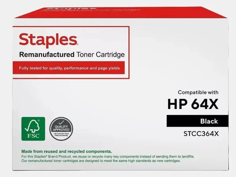 HP 64x Black High Yield Toner Cartridge Replacement printerink