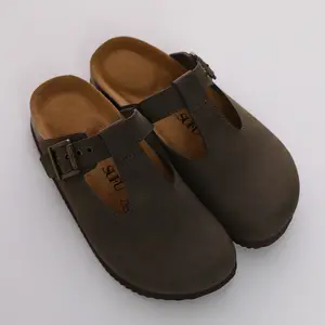 Khaki（One Size Smaller，Size Up） Women's Fashionable Khaki Color Buckle Clogs Comfort Mules Spring Summer Clogs Women Footwear Walking Shoes Walking Shoes Girl