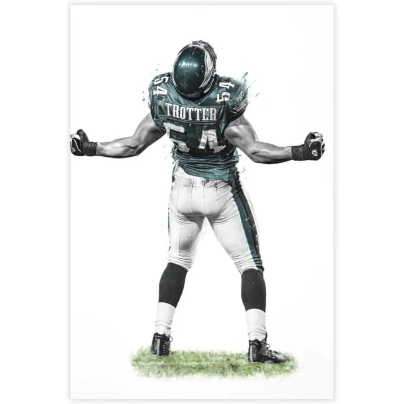 Jeremiah Trotter Canvas Poster Artwork, Photo Print Wall Decor for Living Room, Bedroom Home Supplies, Artistic