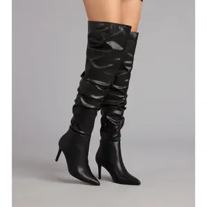 Season’s Sleek Thigh-High Stiletto Boots