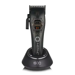 Stylecraft Instinct Metal Clipper - Professional Cordless Hair Clipper with IN2 Vector Motor Comfort & Black Diamond Carbon Blades
