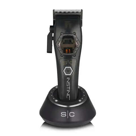 Stylecraft Instinct Metal Clipper - Professional Cordless Hair Clipper with IN2 Vector Motor Comfort & Black Diamond Carbon Blades