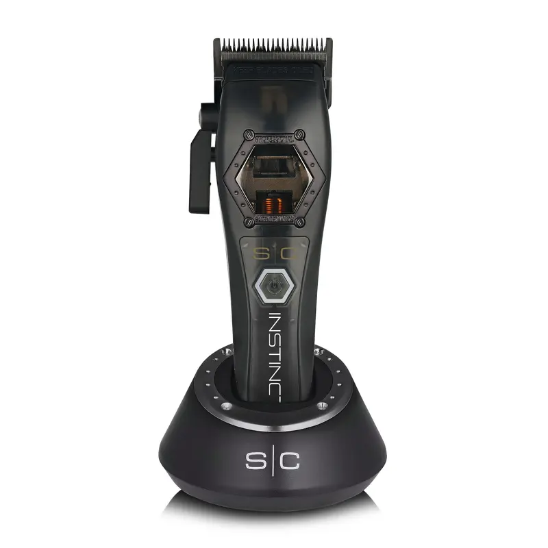 Stylecraft Instinct Metal Clipper - Professional Cordless Hair Clipper with IN2 Vector Motor Comfort & Black Diamond Carbon Blades