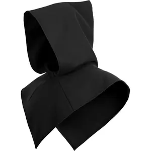 UQJE Medieval Cowl Hood Renaissance Assassin Hood Halloween Short Hooded Cloak for Adult