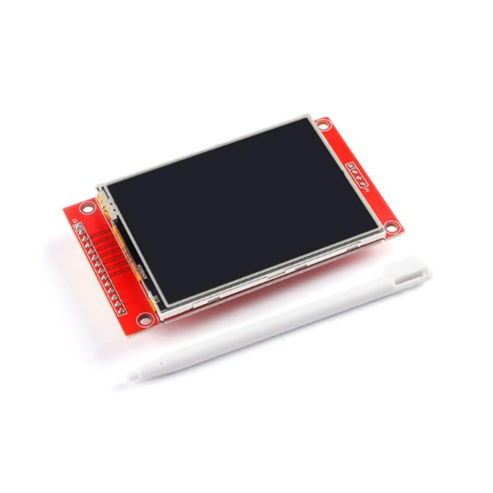 ST SHILLEHTEK ILI9341 2.8" SPI TFT LCD Touch Screen Module with ILI9341 Driver, Integrated Resistive Touch Overlay, 240x320 Resolution, SPI Serial Connection, MicroSD Socket, Compatible with Arduino, ESP32, STM32 - Office Equipment Parts for Dashboards