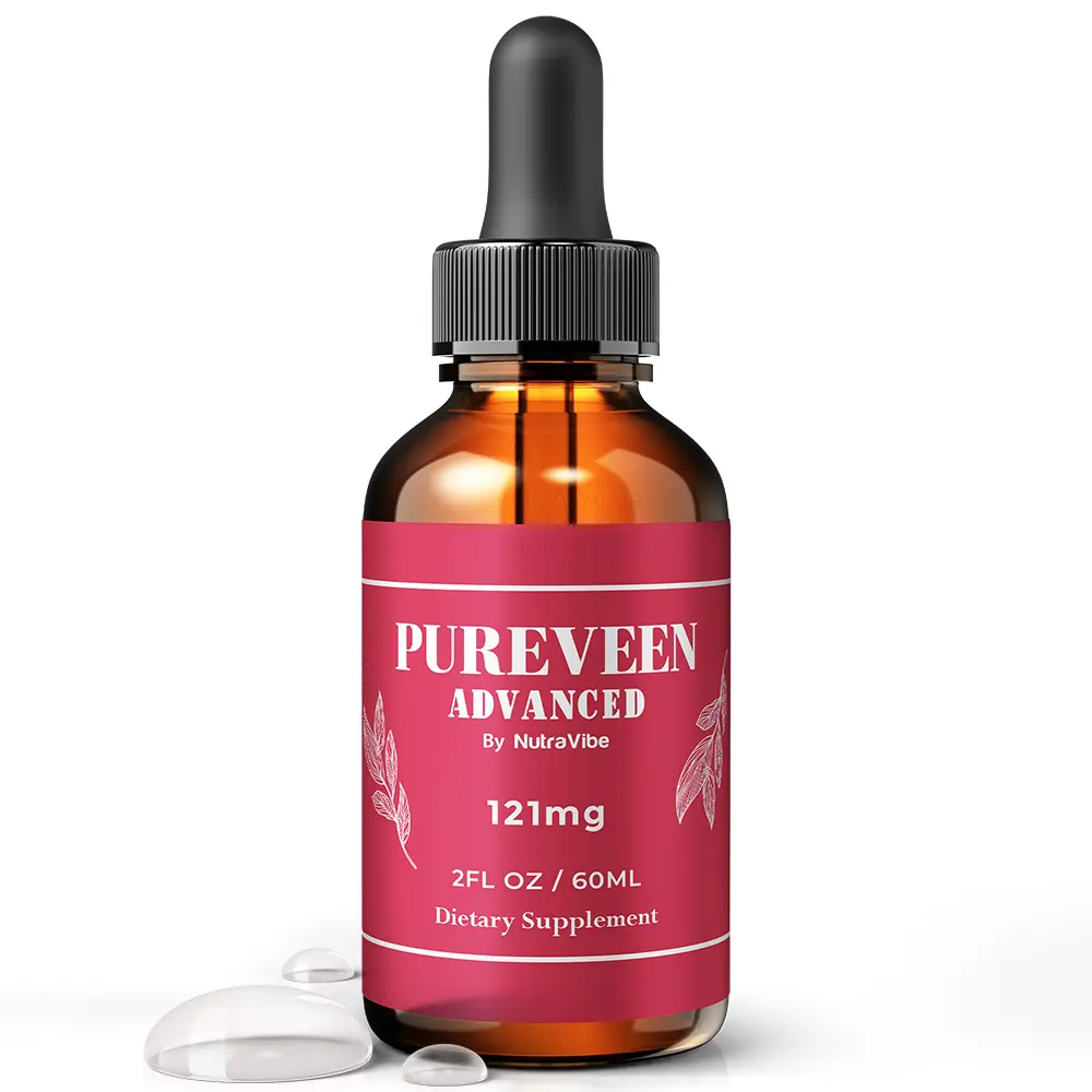 Pureveen Advanced Drops - Advanced Natural Dietary Supplement with 121mg Proprietary Blend for Health & Wellness