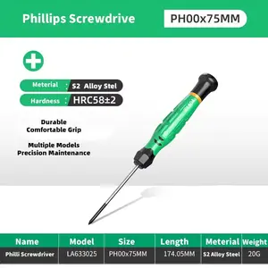 1Pcs Precision Screwdriver SL1.0-4.0 Screwdriver Phillips Mini Screwdriver Phillips Screwdriver Plum Blossom T5-T20