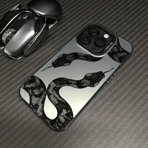 This snake-patterned phone case is compatible with iPhone 17 16 15 14 13 12 11 PRO MAX PLUS,AIR and iPhone XR XS MAX 7 8Plus 16E models. It features shock absorption, anti-slip properties, a slim and lightweight design, and a stylish and novel appearance.