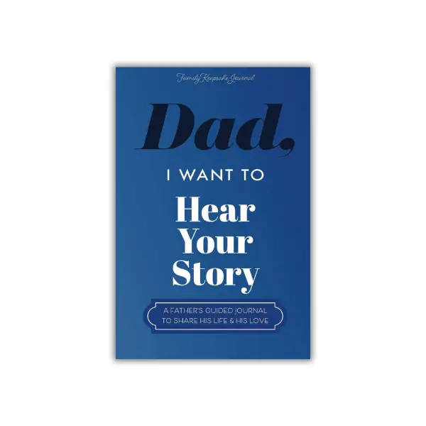 Fall Halloween Gift Father's Day Gift Dad, I Want to Hear Your Story - The Gift Your Dad Will Love! Father's Day Journal Share His Personal Story