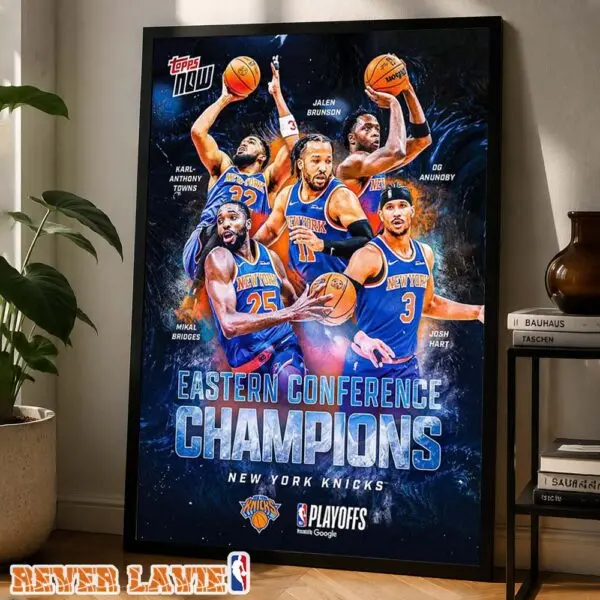 New York Knicks First NBA Finals Appearance in 27 Years 2026 Championship Poster