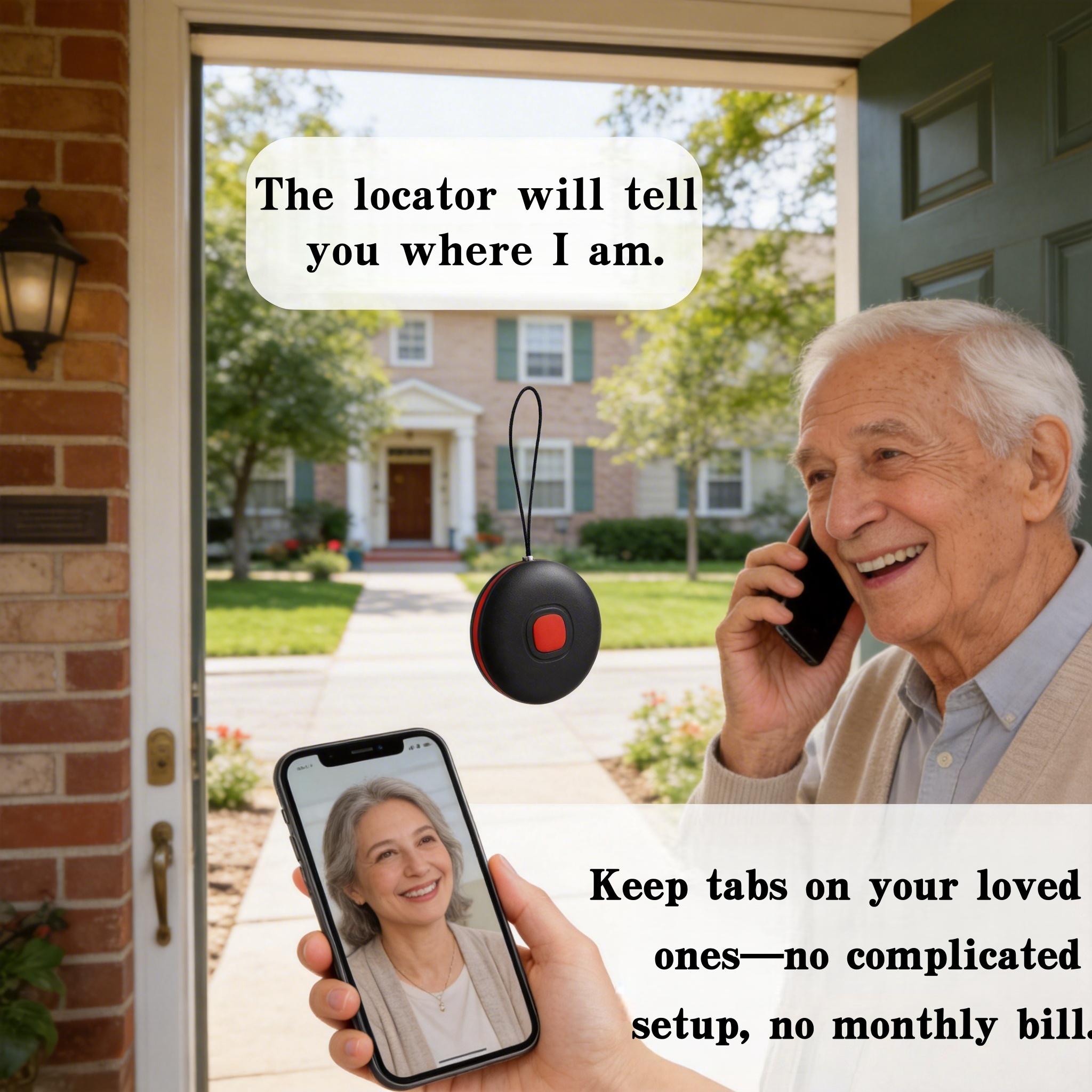 [Android ]Compact Mini GPS Tracker, Compatible with Android Devices, for Cars, Pets & Personal Items, IP67 Weather Resistant Shell, Anti‑Lost Monitoring Device, Durable Long Lasting Battery Performance, No Monthly Fees for Basic Functions