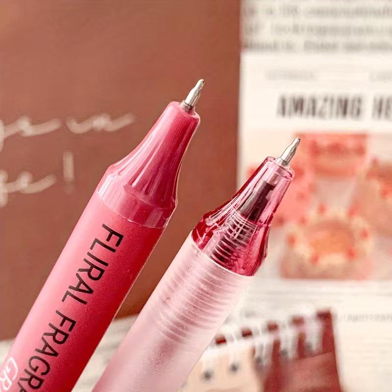 5-Pack Vintage Bordeaux Red 0.5mm Gel Pens,this 5-Pack gel pen set is a top choice for holiday gifts, perfect for giving to friends, family, and coworkers on festivals and special occasions