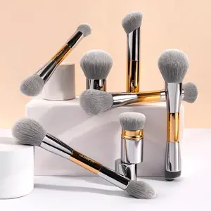Maange 7-Piece Professional Makeup Brush Set, Foundation, Eyeshadow, Blush, Loose Powder Brushes, Ideal for Home, Travel, Outdoor Use