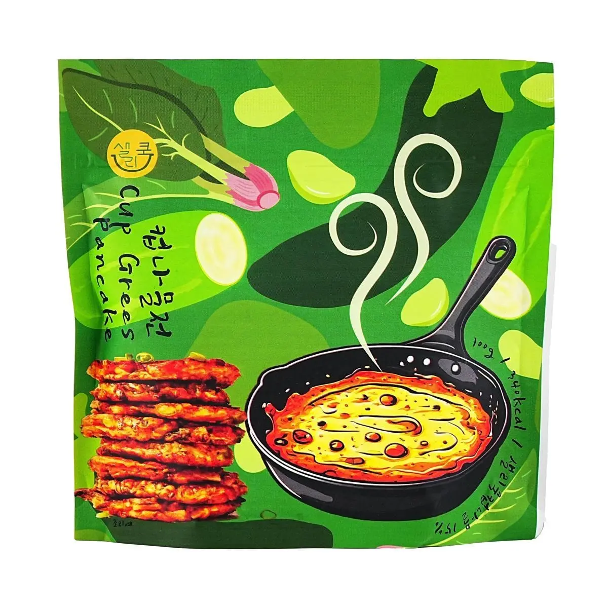 SALLY COOK Korean Green Vegetable Pancake Mix Powder 100g - Easy Kimchi Jeon Batter for Authentic Flavor