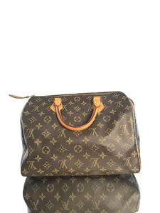 Pre-owned Louis Vuitton France Tote Bags Brown Monogram Speedy 30
