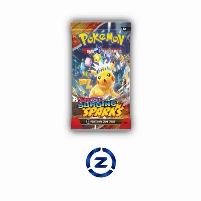 Surging Sparks - 1 Pokmon Booster Pack - TikTok Shop