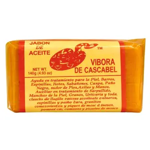 (1), 140g - Jabon De Aciete Vibora De Cascabel Barra de Limpieza para Cara y Cuerpo/Rattlesnake Soap Oil Soap (Vibora de Cascabel) - Face & Body Cleansing Bar