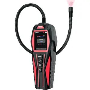 Refrigerant Leak Detector, HVAC Freon Leak Detector with 3 Sensitivity Modes, Automotive AC Leak Detection Kit, Air Conditioning Detection for CFCs, HCFCs, HFCs, HFOs, HCs - Orange, 0.1 oz/yr, NF-605