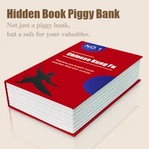 Keep Your Valuables Hidden & Secure with This Book-Shaped Safe – Combination Lock Piggy Bank, No Assembly Required, Great for Storing Cash, Coins and Small Jewelry.