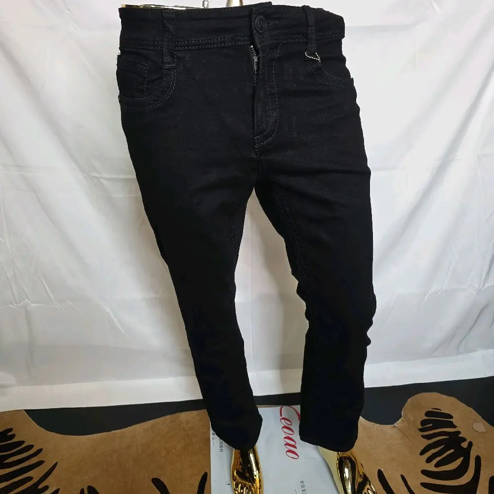 Montero Men's Stretch Black Denim Jeans