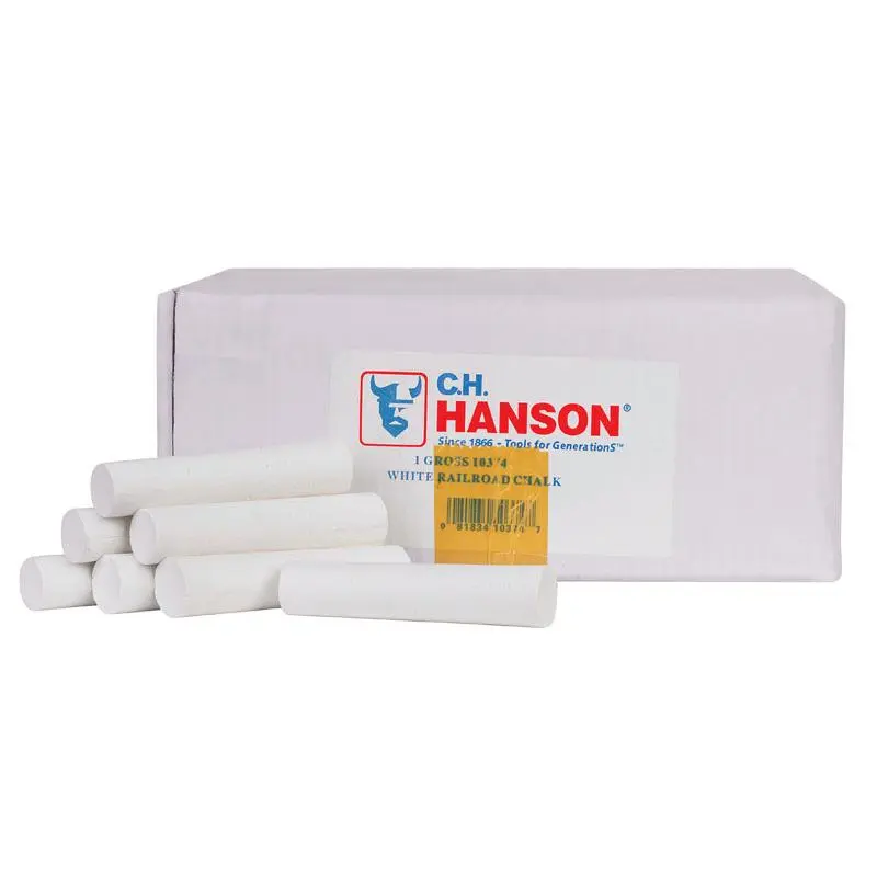 212 MAIN 1 in. Railroad Chalk, White, Durable Railroad Marking Chalk for Sports & Outdoor Archery Leisure Equipment, Railroad Mark