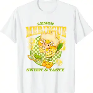 Lemon Meringue Sweet & Tasty Retro Logo T-Shirt