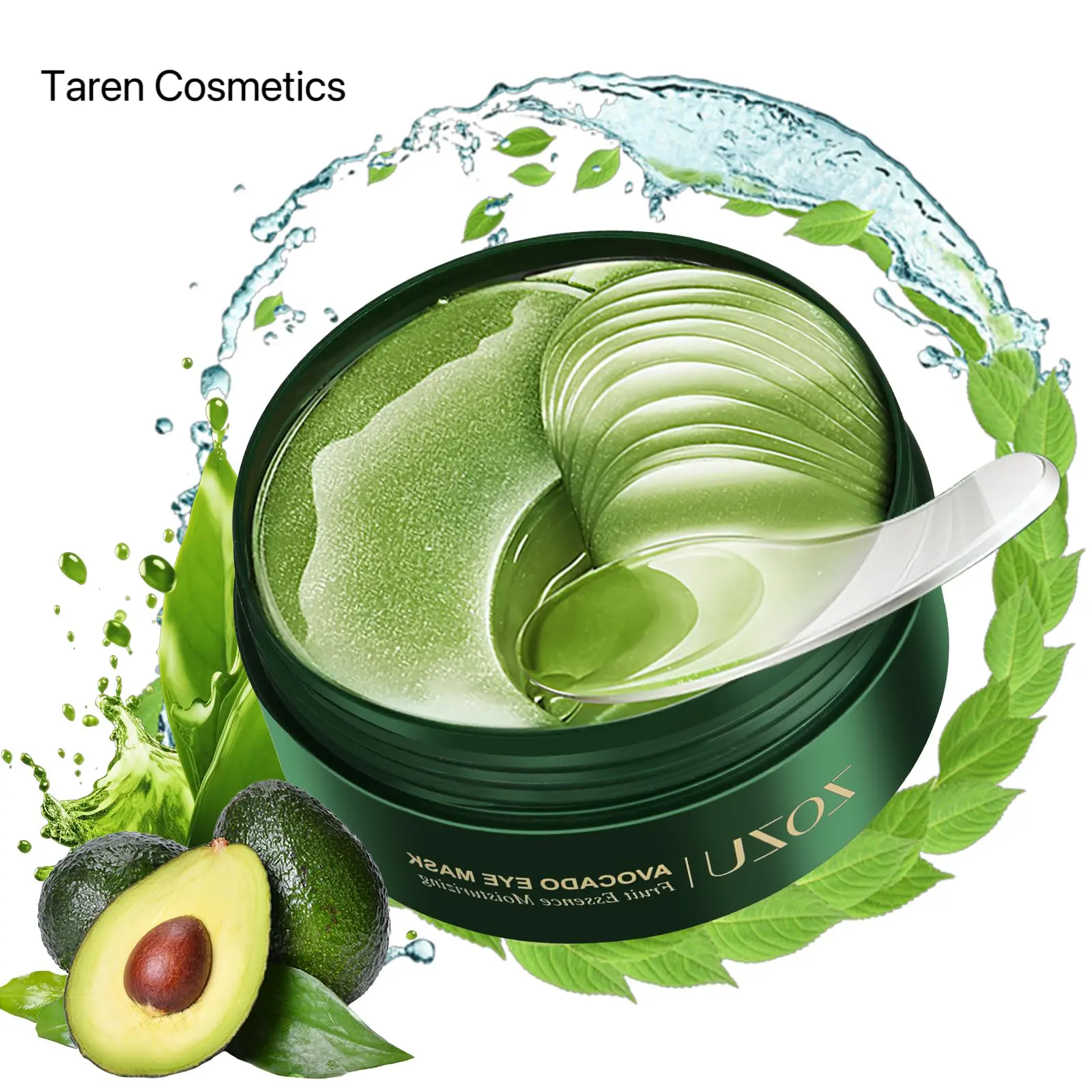 【Mother's Day gift】[Buy two get one free]Taren Cosmetics Avocado Moisturizing Eye Bag Mask 60pcs Set for Dark Eye Bags Hydrating & Comfortable Under Eye Care Skin Care Gift