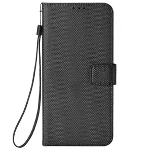 Vegan Leather Flip Cover Phone Case, Accessories, Anti-Dirty, Compatible with iPhone 7/se2/se3/se4/16e, Multi-Function Card Slot with Lanyard