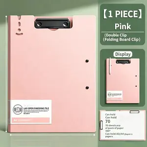 Foldable Writing Board Holder, Practical Multi-Functional Stationery for Office and Study, Prevents Paper Damage and Scattering
