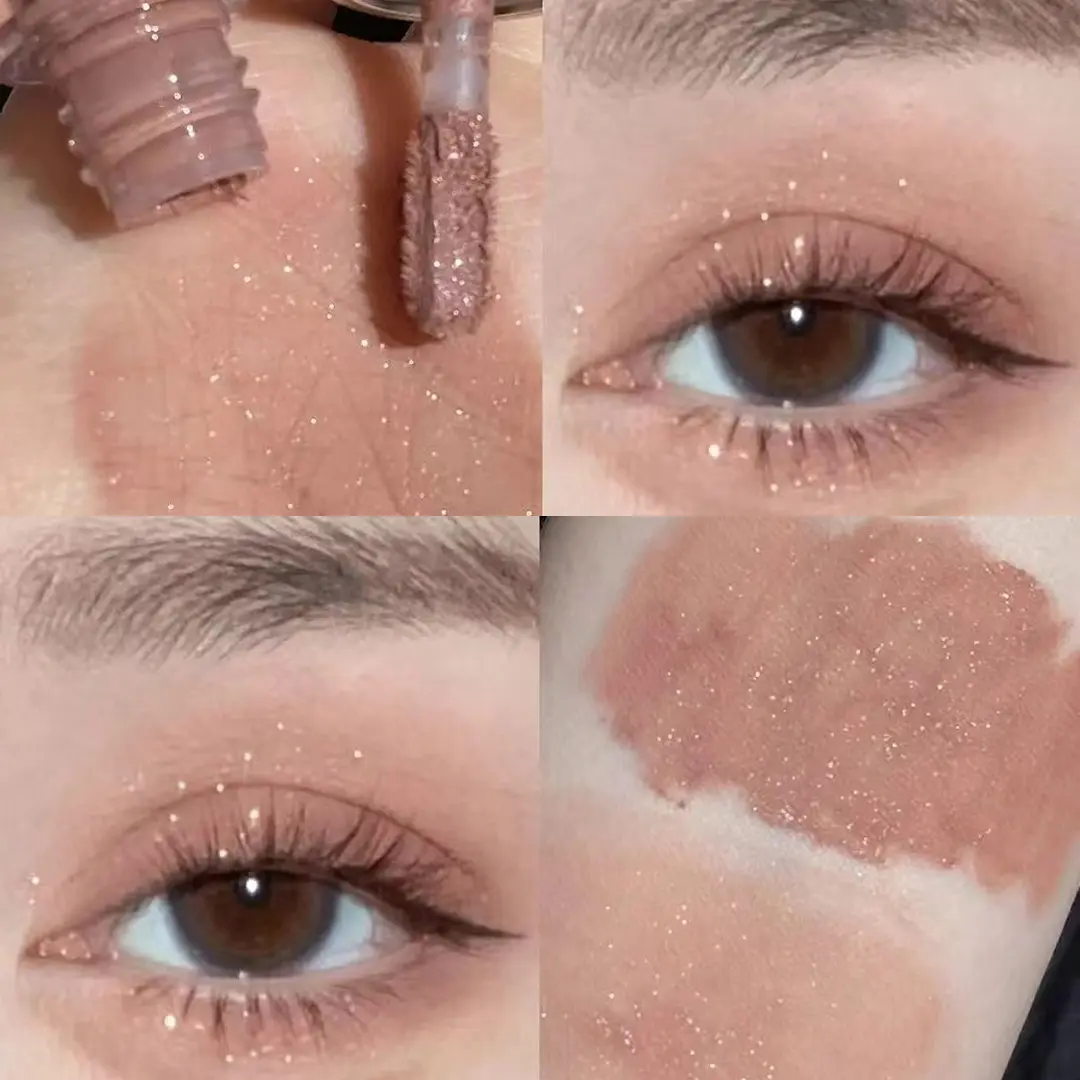 Cappuvini Charming Mist Liquid Matte Eyeshadow High Appearance Not Easy to Fall Off Single Color Base Cowherd Eyeshadow Liquid