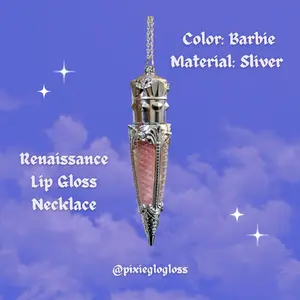 Vegan Liquid Lipgloss Renaissance Necklace Glossy Silver Necklace Gold Necklace Lipgloss Lipstick Long Lasting Lip Glaze Cosmetics Lip Set for Women Lipgloss Set