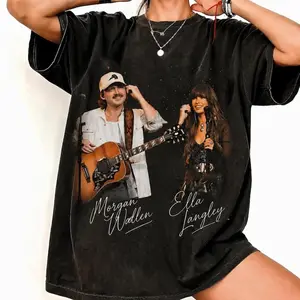Ella Langley Wallen Shirt, Country Concert Tee, Western Music Graphic Tee, Vintage Country Shirt, Unisex Fan Gift, Gift For Her