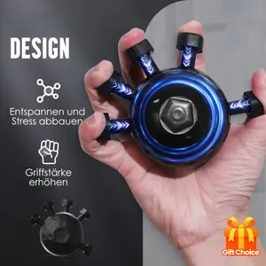 1pc 44-99 lbs High-Strength Finger and Forearm Strength Trainer - Adjustable Grip Enhancer with Textured Surface, Suitable for Guitar, Climbing, Sports Training - Durable Hand Muscle Exerciser, Perfect Valentine'S Day Gift in Blue/Pink/Black, Hand Grippe