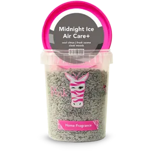 MIDNIGHT ICE AIR CARE+ Pink Zebra Wax Melt Sprinkles 3.75 oz Bag NEW! Non-Toxic