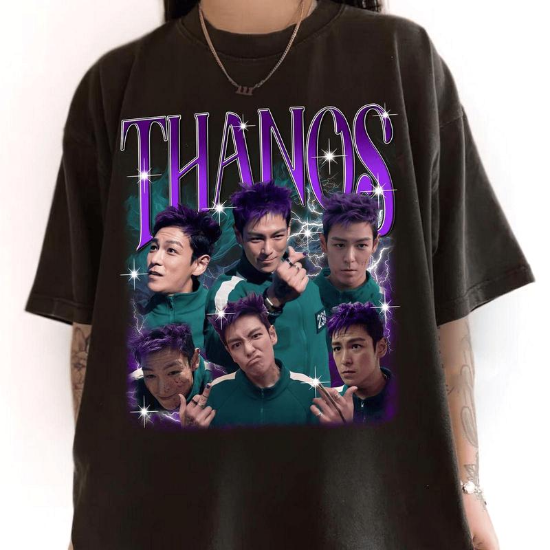 Thanos Shirt Choi Seung Hyun Shirt Squid Game Tshirt I Like U Shirts For Men Or Women Korean Drama Tee Unis Clean Look Cotton Tee