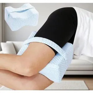 Orthopedic Leg Support Pillow for Pain Relief - Cooling Knee Cushion for Side Sleepers, Sciatica & Joint Comfort - Spine Alignment Aid for Surgery Recovery & Pregnancy - Ergonomic Design for Hips, Back & Leg Pressure Relief