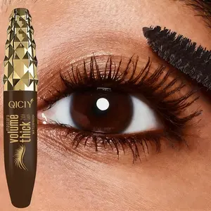 Brown fiber mascara, sweat-resistant and long-lasting, easily shapes thick and long lashes, creating lively and curled eyes. Easy to apply and operate, suitable for all makeup looks, with a natural finish.