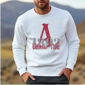 SEC Football University of Alabama Distressed Sweatshirt, Crimson Tide Shirt, University of Alabama Sweatshirt, Collegiate SEC Sweatshirt