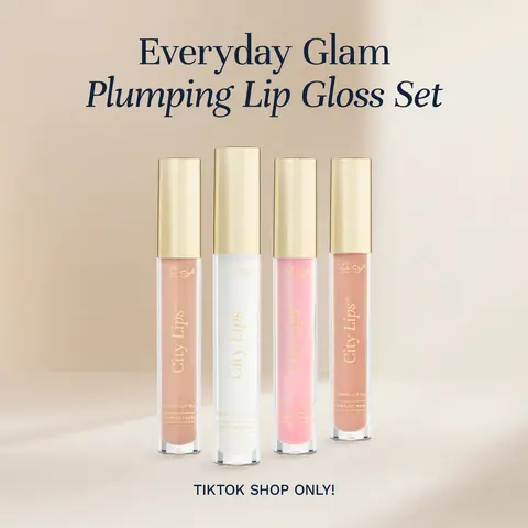 [NEW] City Lips Mix & Match Plumping Lip Gloss Bundle | Plumping, Hydrating & Smoothing Lip Care for Dry, Thin Lips & Lip Lines