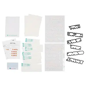 Crafts & Sewing Diamond Press Say It All Stamp, Die and Stencil Kit